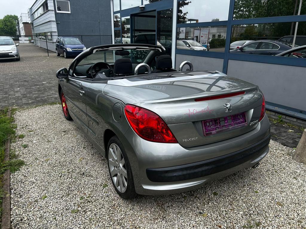Peugeot 207 cabrio met keuring verkoop garantie, Voorwielaandrijving, Stof, Zwart, 4 cilinders