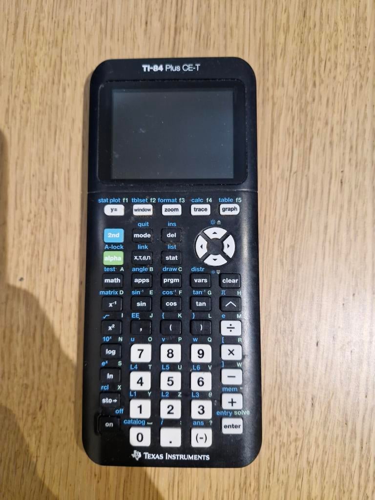 TI-84 plus CE-T, Diversen, Ophalen