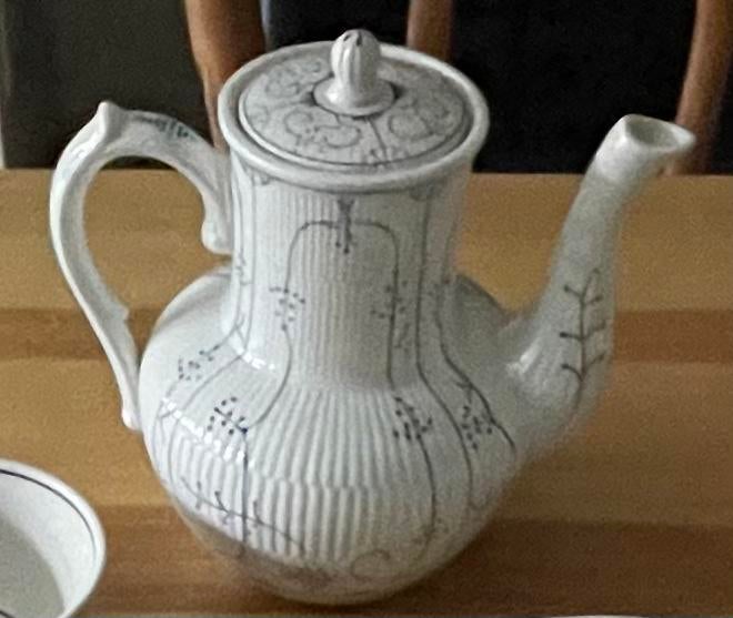 Boch Copenhague koffiepot, melkkannetje en suikerpot, Antiek en Kunst, Ophalen