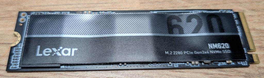 Lexar NM620 256GB NVMe SSD, Computers en Software, Intern, Gebruikt, SSD, Lexar
