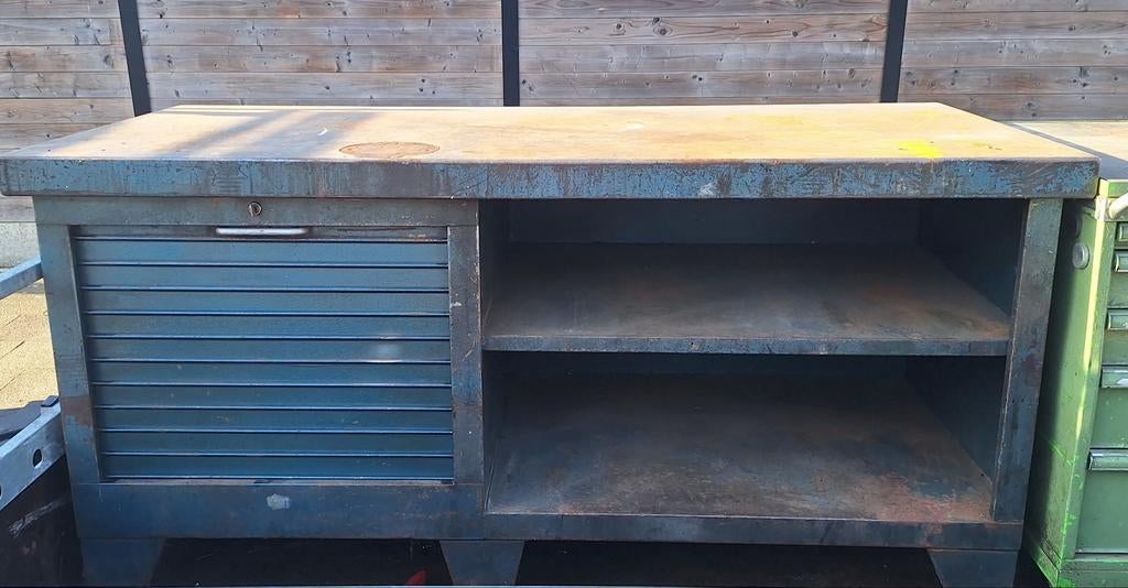 Grote ijzeren werkbank, Doe-het-zelf en Bouw, Werkbanken, Ophalen