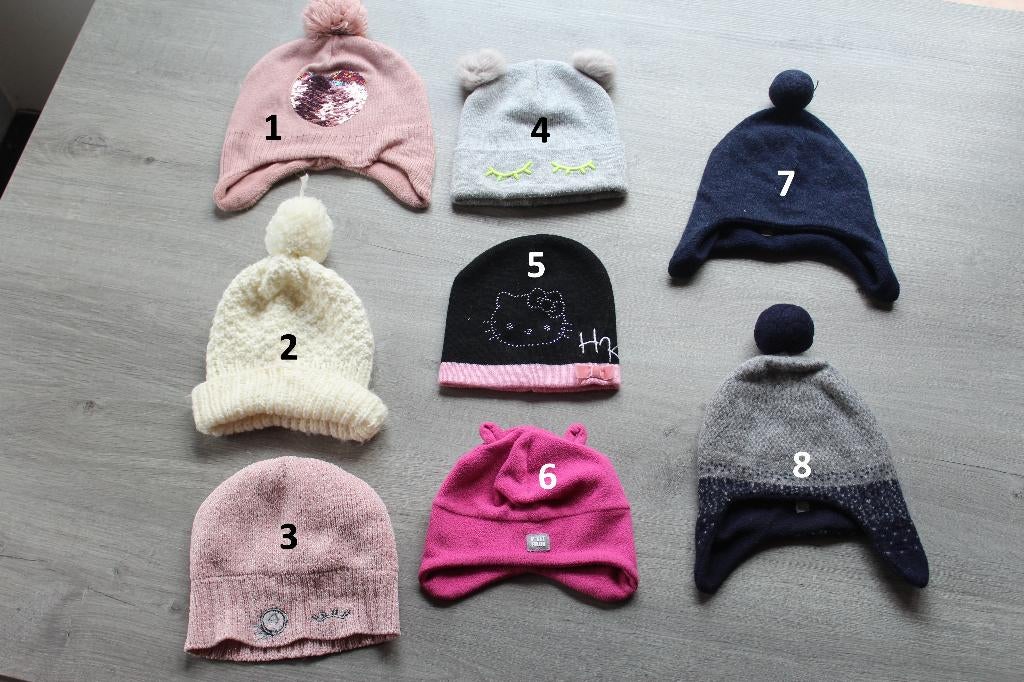 Meisjeskleding mutsen, Kinderen en Baby's, Kinderkleding | Mutsen, Sjaals en Handschoenen, Ophalen of Verzenden, Gebruikt, Jongen of Meisje