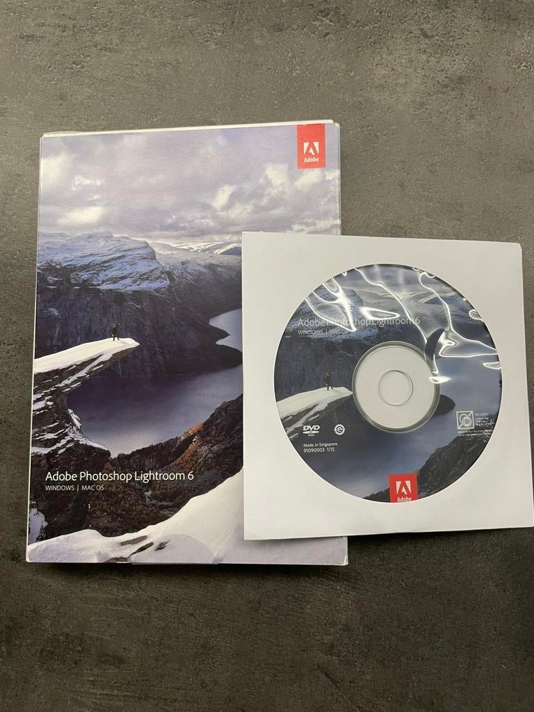 Adobe Photoshop Lightroom 6, Computers en Software, Ontwerp- en Bewerkingssoftware, Ophalen, Zo goed als nieuw