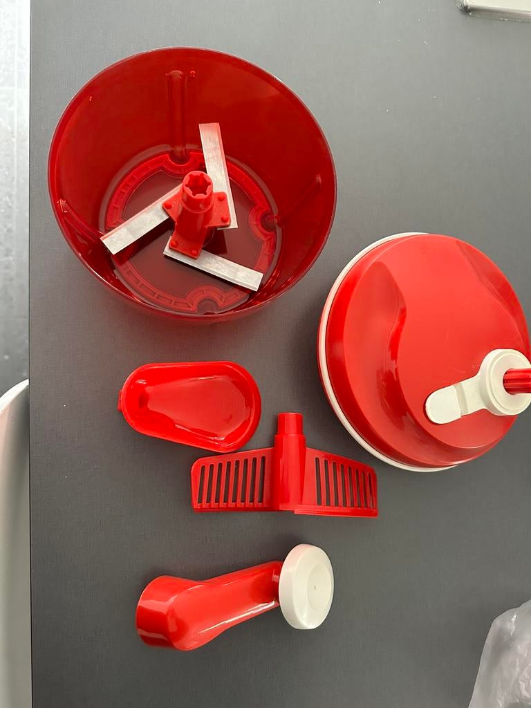 Tupperware quick chef, Enlèvement, Utilisé, Rouge