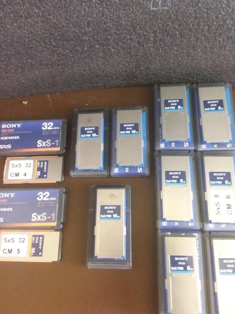 SXS geheugenkaarten voor Sony camera's, Audio, Tv en Foto, Foto | Geheugenkaarten, Gebruikt, 32 GB, Videocamera, Overige typen