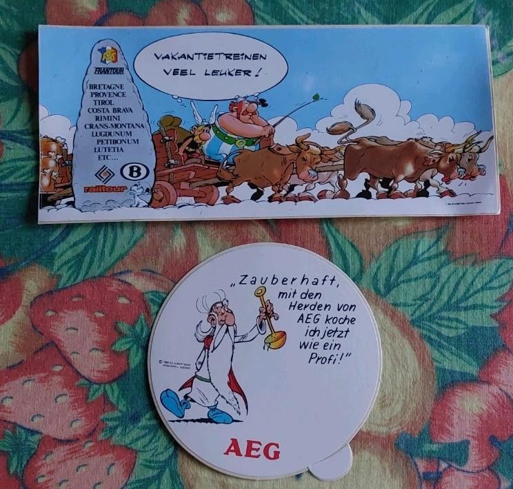 Autocollants Astérix, Enlèvement ou Envoi, Comme neuf, Bande dessinée ou Dessin animé