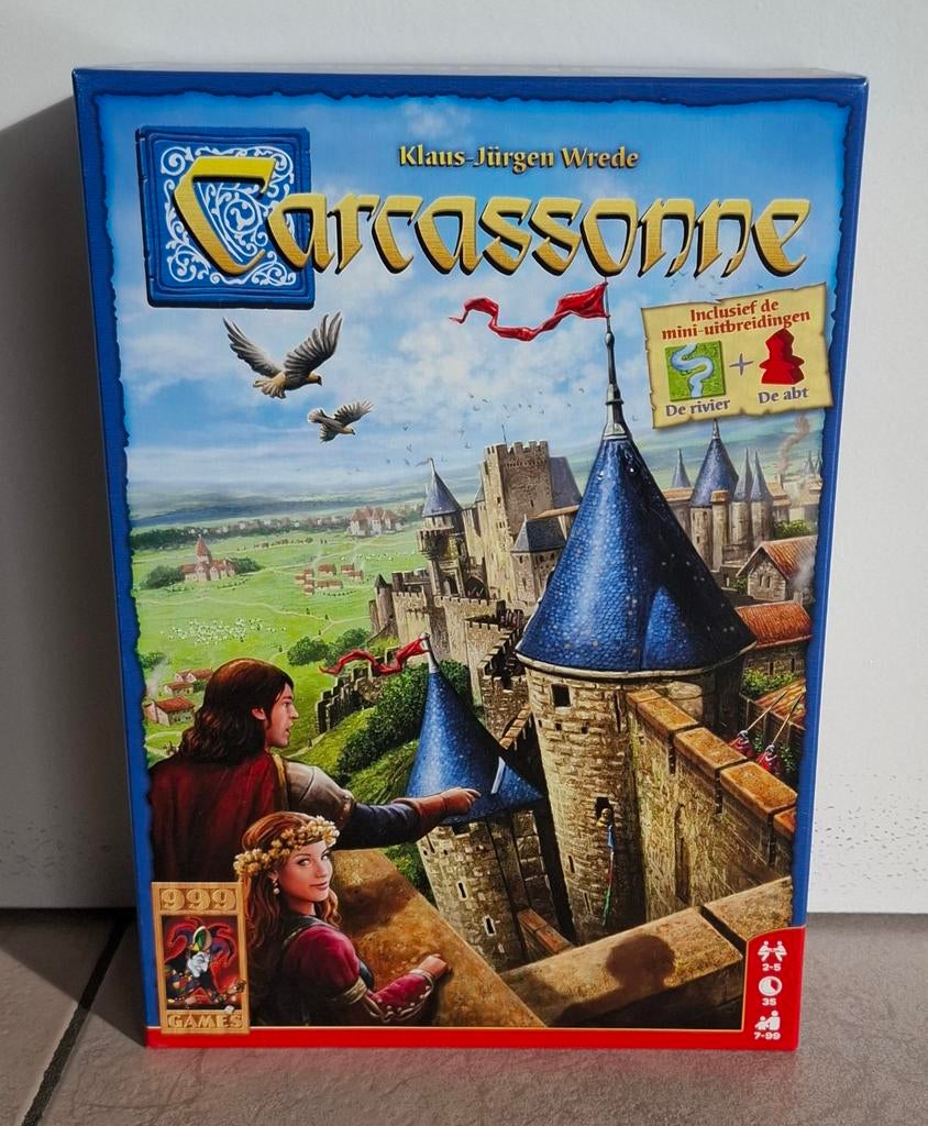 Spel Carcassone, Ophalen of Verzenden, Zo goed als nieuw, 999 Games