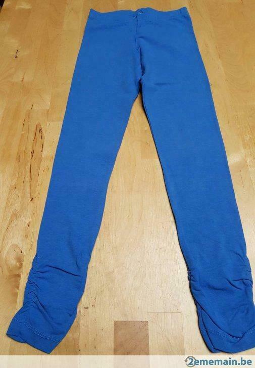 Legging bleu fille 122/128, Utilisé, Fille, Pantalon