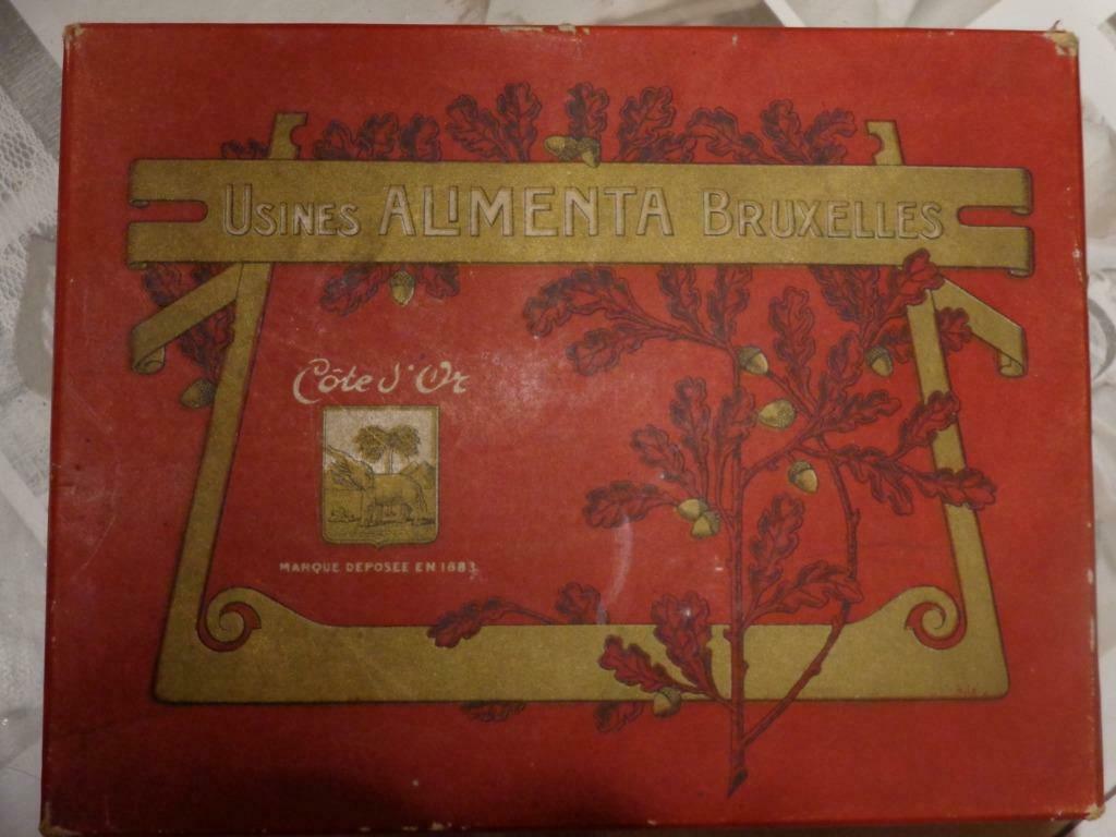 Boite chocolat COTE d'OR en carton années 50, Enlèvement ou Envoi, Utilisé, Emballage