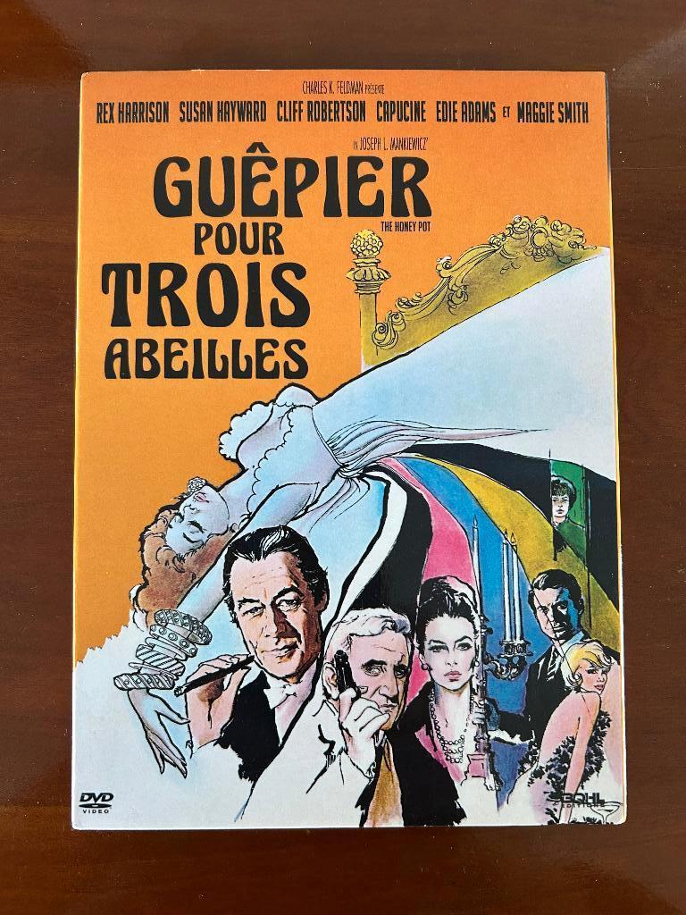 DVD Guêpier pour trois abeilles - Rex Harrison, ..., Cd's en Dvd's, Dvd's | Thrillers en Misdaad, Zo goed als nieuw, Ophalen