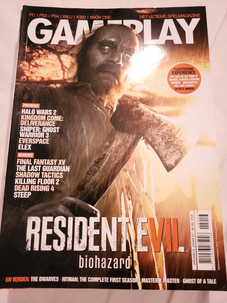 13 stuks magazine GAMEPLAY jaargang 2017, Boeken, Tijdschriften en Kranten, Ophalen, Zo goed als nieuw, Sport en Vrije tijd