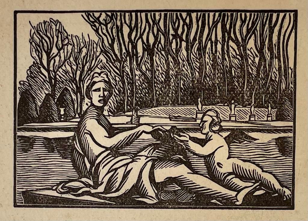 Constant Le Breton - Invit. expo - 1926 - 10,5 x 14 cm, Antiquités & Art, Enlèvement ou Envoi