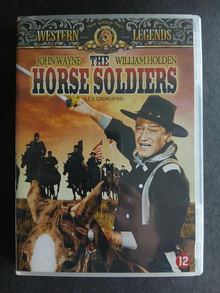 The horse soldiers (1959) John Wayne, William Holden, Vanaf 12 jaar, Ophalen of Verzenden, Zo goed als nieuw, Oorlog