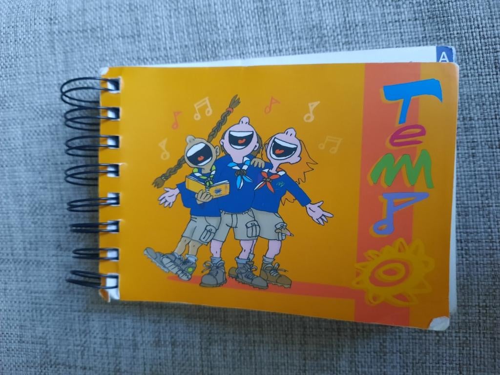 Carnet de chansons Tempo pour scouts, Enlèvement ou Envoi, Utilisé