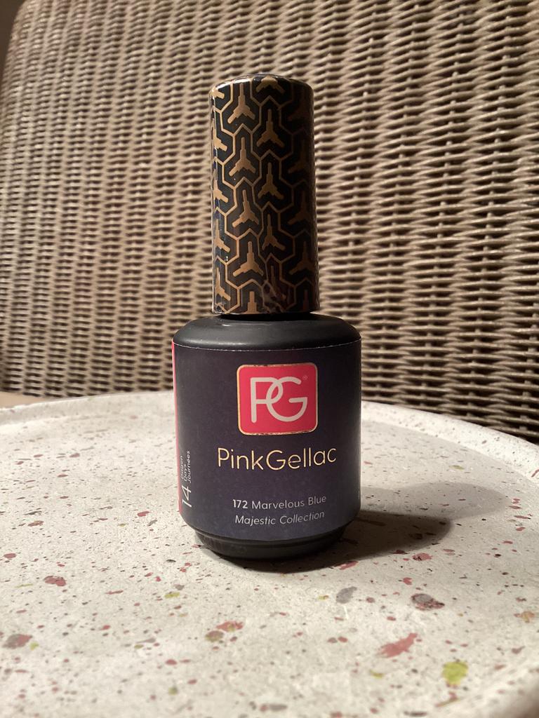 Pink gellac marvelous blue, Enlèvement ou Envoi, Comme neuf, Mains et Ongles