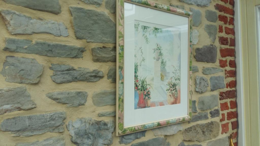 Peinture pastel | Cadre sous verre, Enlèvement ou Envoi, Comme neuf, Bois, Moins de 50 cm