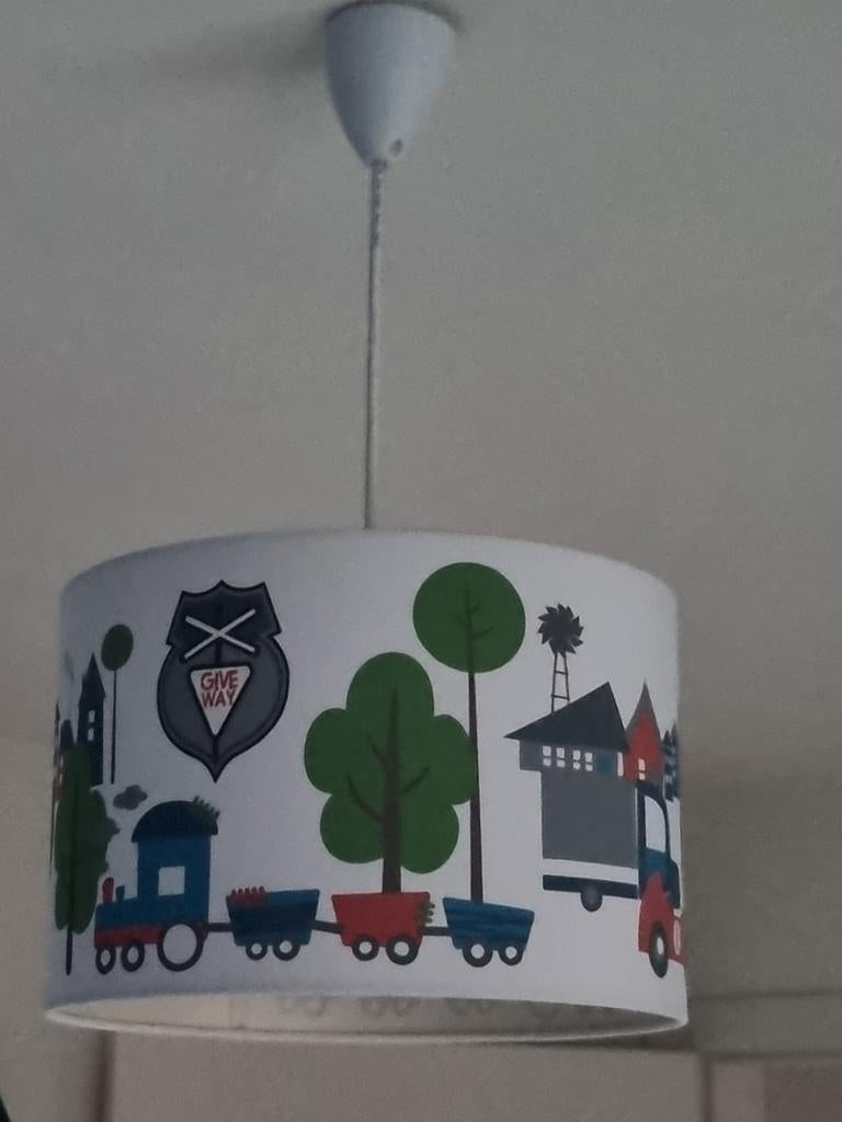 Hanglamp kinderkamer voertuigen, Ophalen, Gebruikt