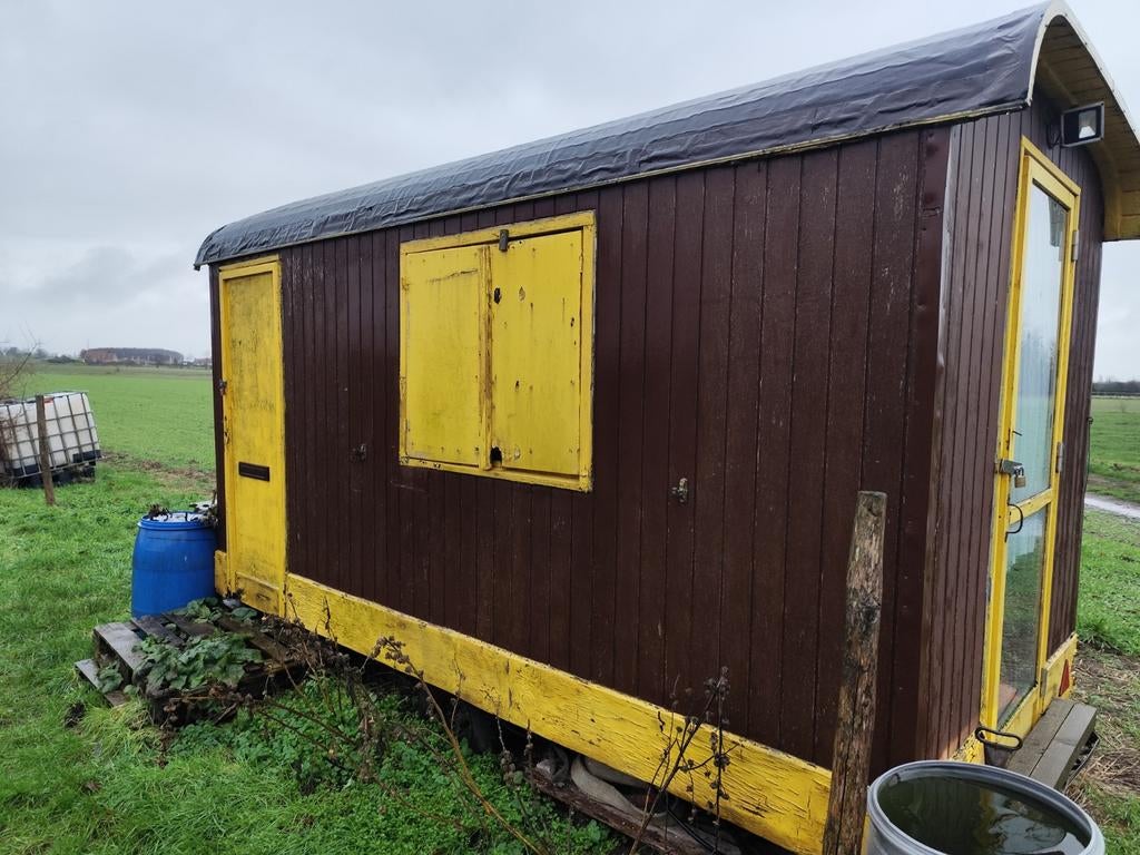 Werfkeet / pipowagen, Doe-het-zelf en Bouw, Ophalen