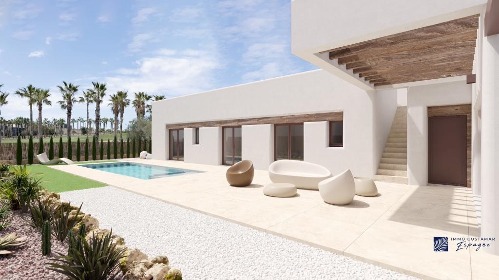 villa au bord du golf a vendre en espagne, Immo, Dorp, Algorfa, Woonhuis, 3 kamers