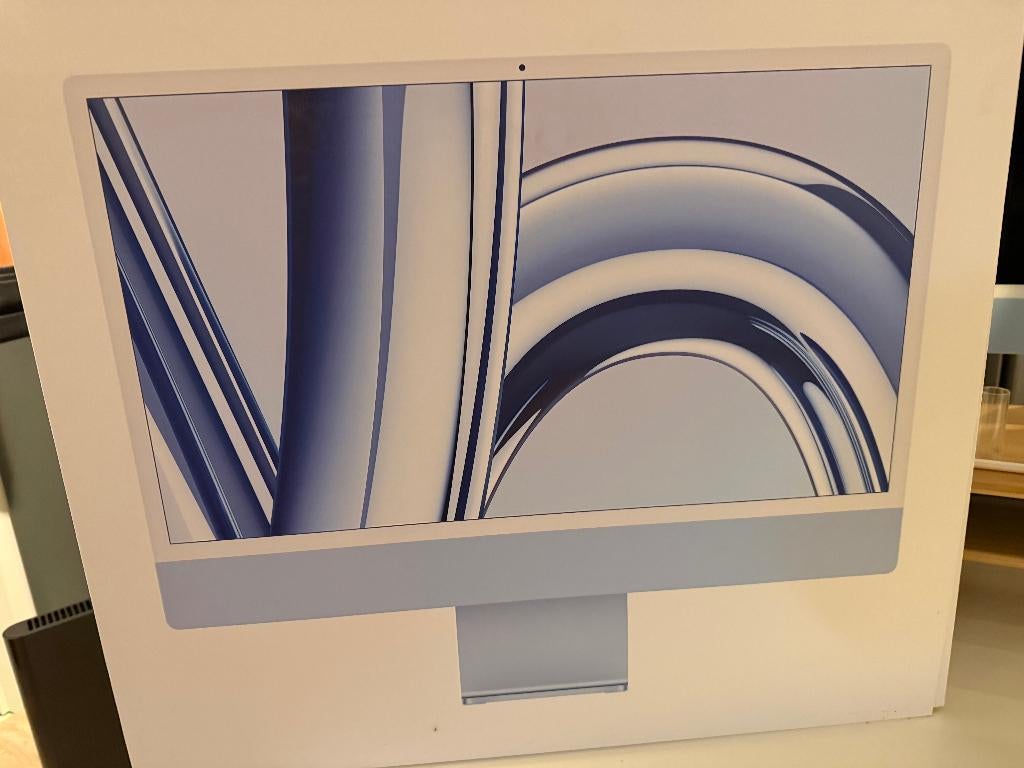 Apple iMac 24 inches (2023) M3 - 16GB/512GB Blue AZERTY, Computers en Software, Apple Desktops, Ophalen, SSD, IMac, Nieuw