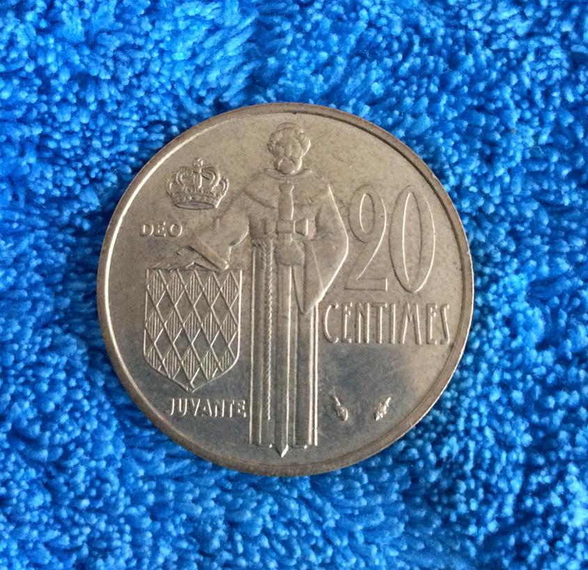 Monaco : 20 centimes 1982, Ophalen of Verzenden
