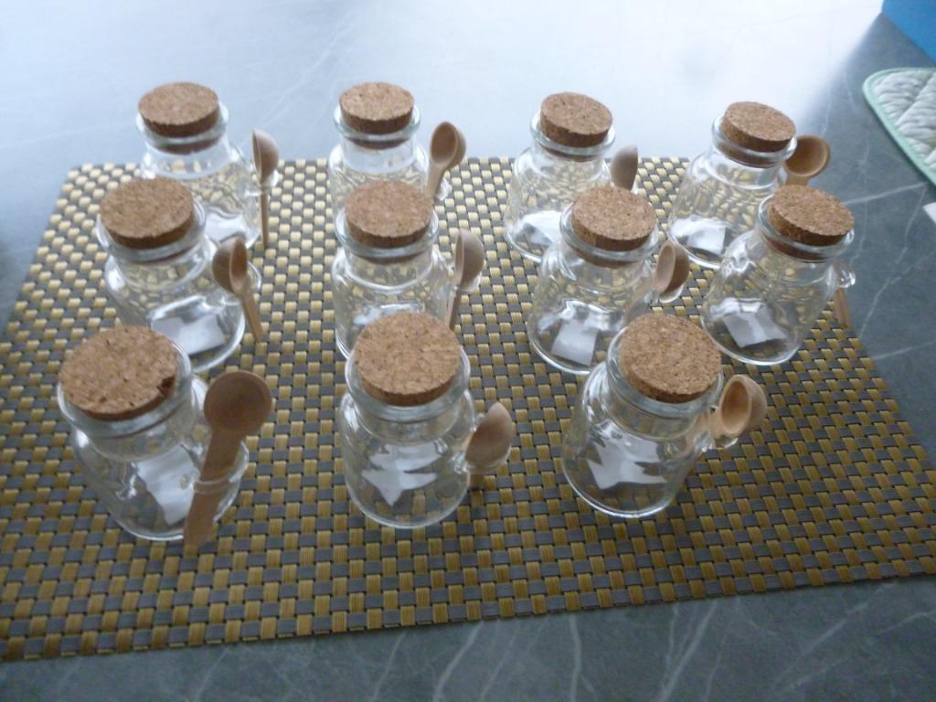 petits bocaux en verre, Enlèvement, Neuf, Autres types