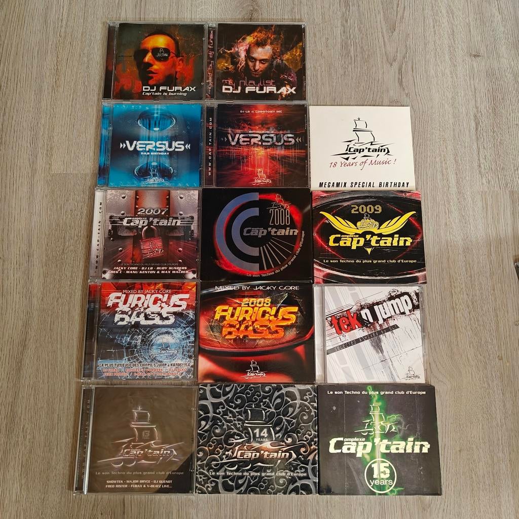Cd's cap'tain kes west kytezo furax jump hardstyle tekstyle, CD & DVD, Enlèvement ou Envoi, Comme neuf
