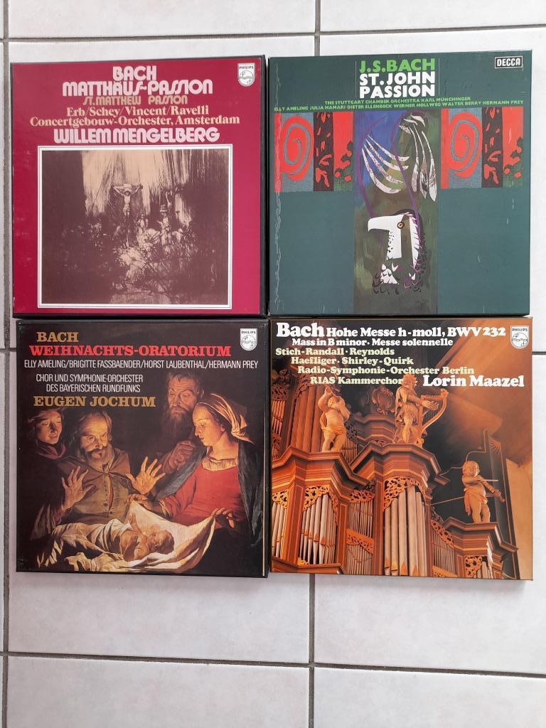 4 coffrets vinyles musique classique religieuse J S Bach, CD & DVD, Enlèvement, Comme neuf, Autres formats