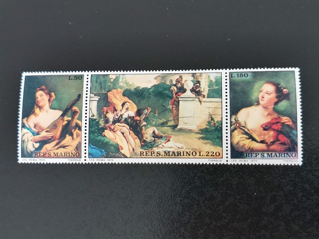 San Marino 1970 - kunst - Giovanni Battista Tiepolo **, Ophalen of Verzenden, Postfris