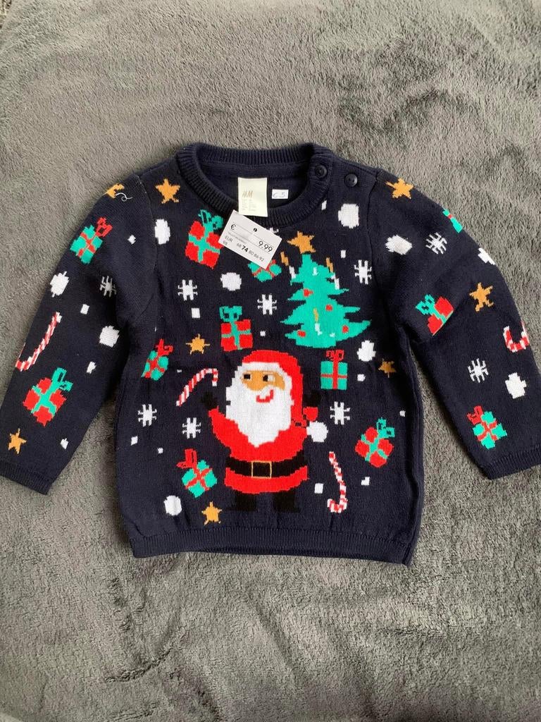 Kerstpull NIEUW maat 74, Ophalen, H&M, Nieuw, Truitje of Vestje