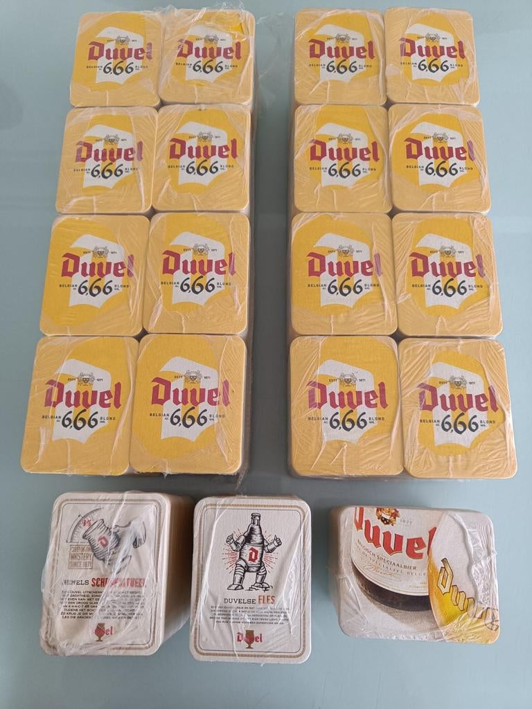Bierviltjes Duvel., Verzamelen, Ophalen of Verzenden, Zo goed als nieuw, Viltje(s), Duvel