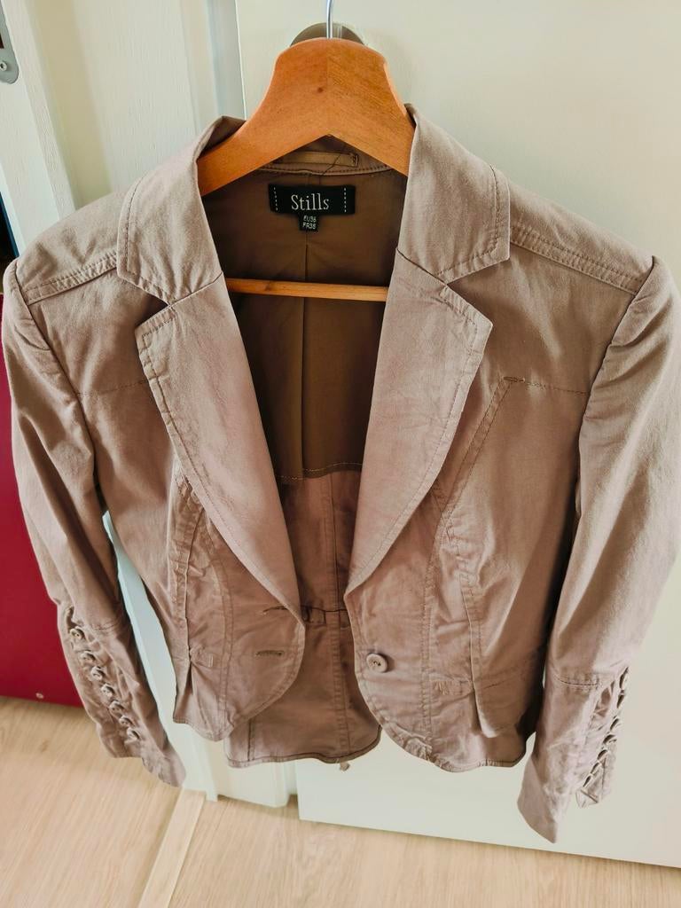 Bruin jasje merk Stills maat 36, Kleding | Dames, Bruin, Ophalen of Verzenden, Zo goed als nieuw, Jasje