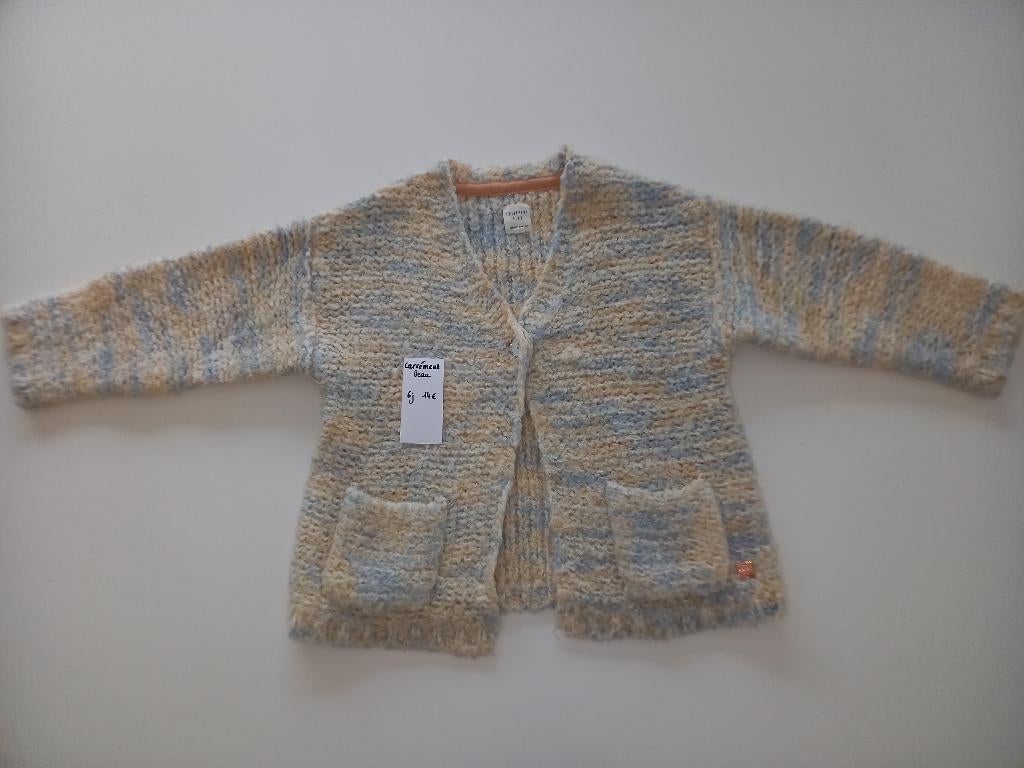 Gilet /trui Merk Carrément Beau 6 jaar, Meisje, Trui of Vest, Carrément Beau, Ophalen of Verzenden