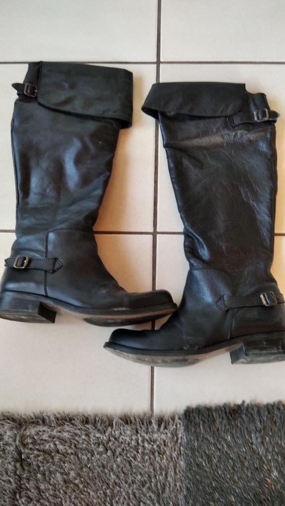 Lange zwarte laarzen Steve Madden 39, Ophalen of Verzenden