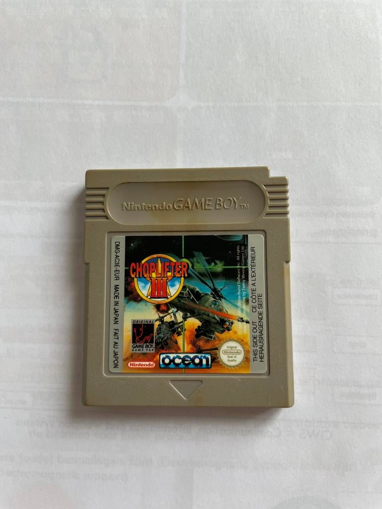 Choplifter 3 - Game boy, Games en Spelcomputers, Games | Nintendo Game Boy, Ophalen of Verzenden, Zo goed als nieuw