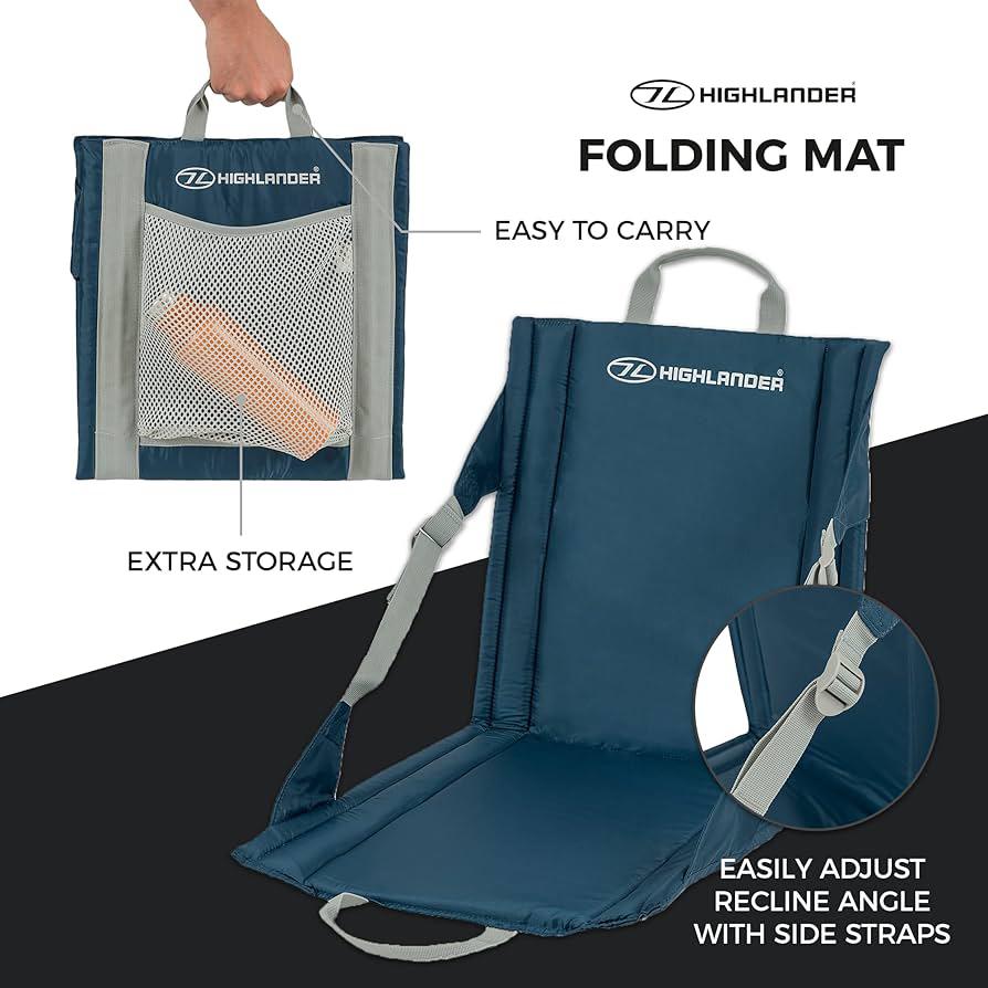 Highlander Opvouwbare Outdoor Zitmat stoel kussen buiten mat, Ophalen of Verzenden, Nieuw