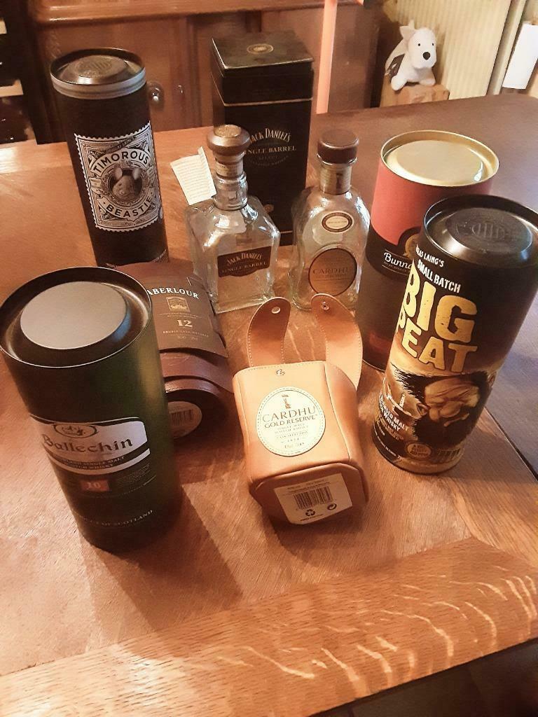 Whisky verschillende legge dozen zie foto's, Ophalen of Verzenden