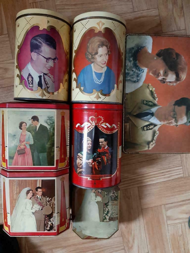 Blikken Koning Boudewijn en Koningin Fabiola, Verzamelen, Ophalen of Verzenden, Gebruikt, Overige typen
