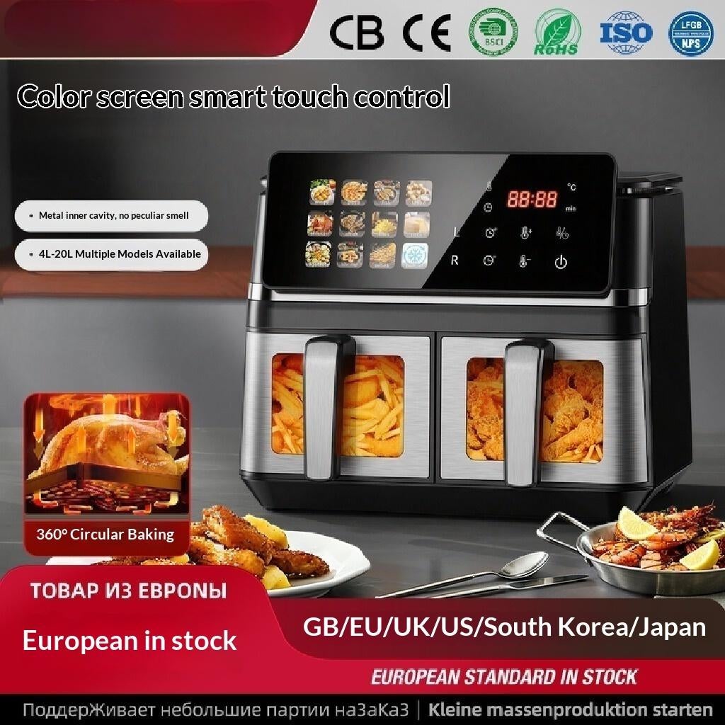 Friteuse à air chaud de haute qualité avec deux paniers, Electroménager, Friteuses à air, Friteuse à air, Enlèvement ou Envoi