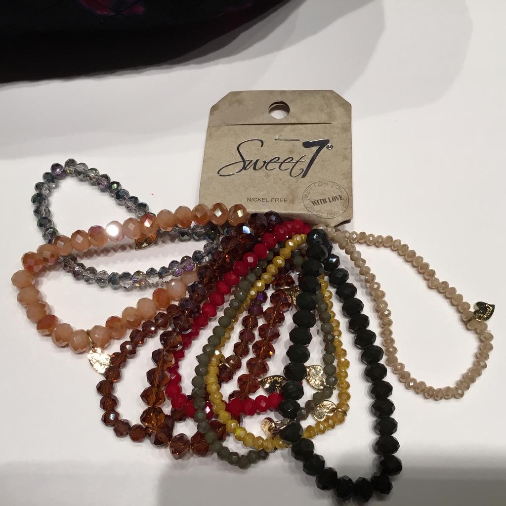 Nouvel ensemble de 9 bracelets, Bijoux, Sacs & Beauté, Enlèvement ou Envoi, Neuf, Synthétique ou Plastique