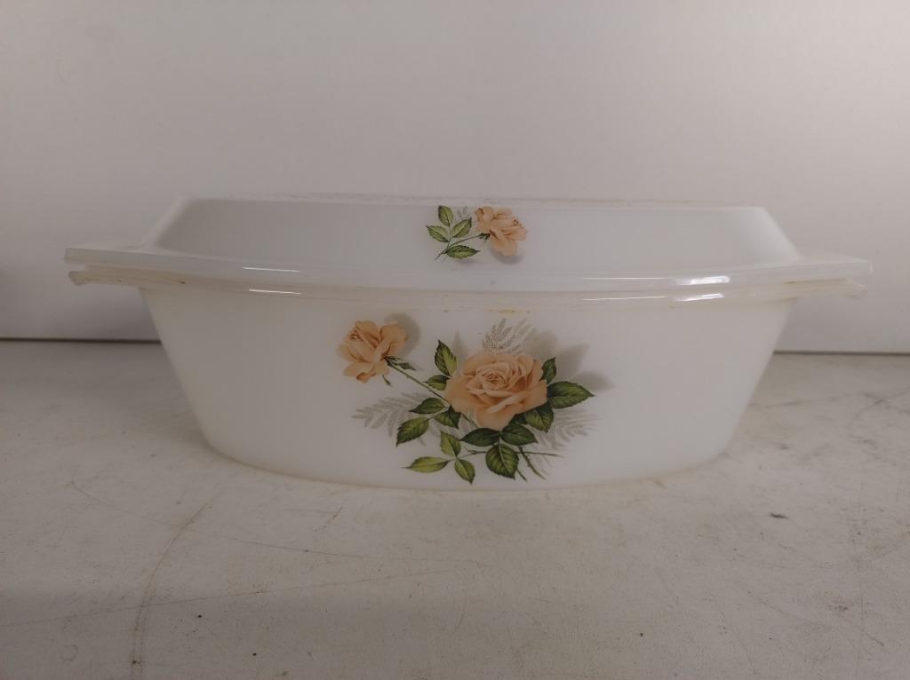 Vintage / Retro Arcopal schaal met deksel, Ophalen of Verzenden