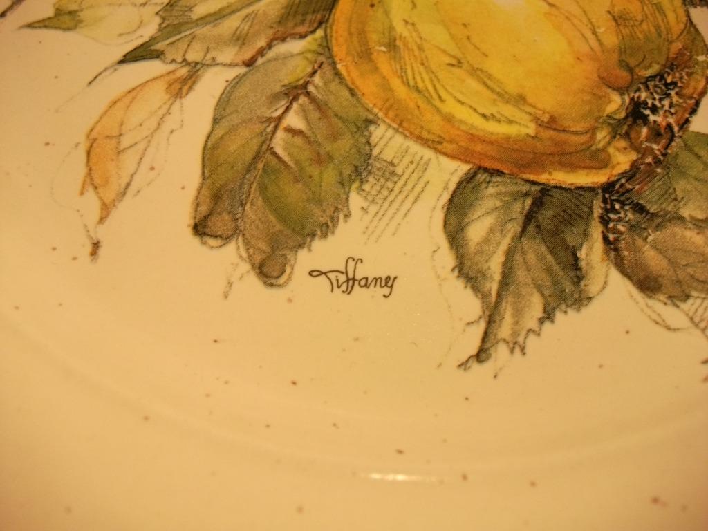 Gooot presenteer bord Tiffany boutique ceramiche Italy, Huis en Inrichting, Ophalen of Verzenden, Zo goed als nieuw, Overige stijlen