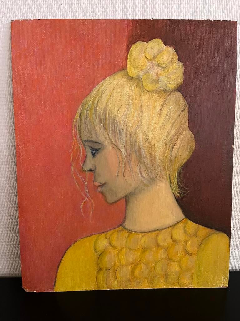 Peinture à l'huile sur contreplaqué., Enlèvement ou Envoi