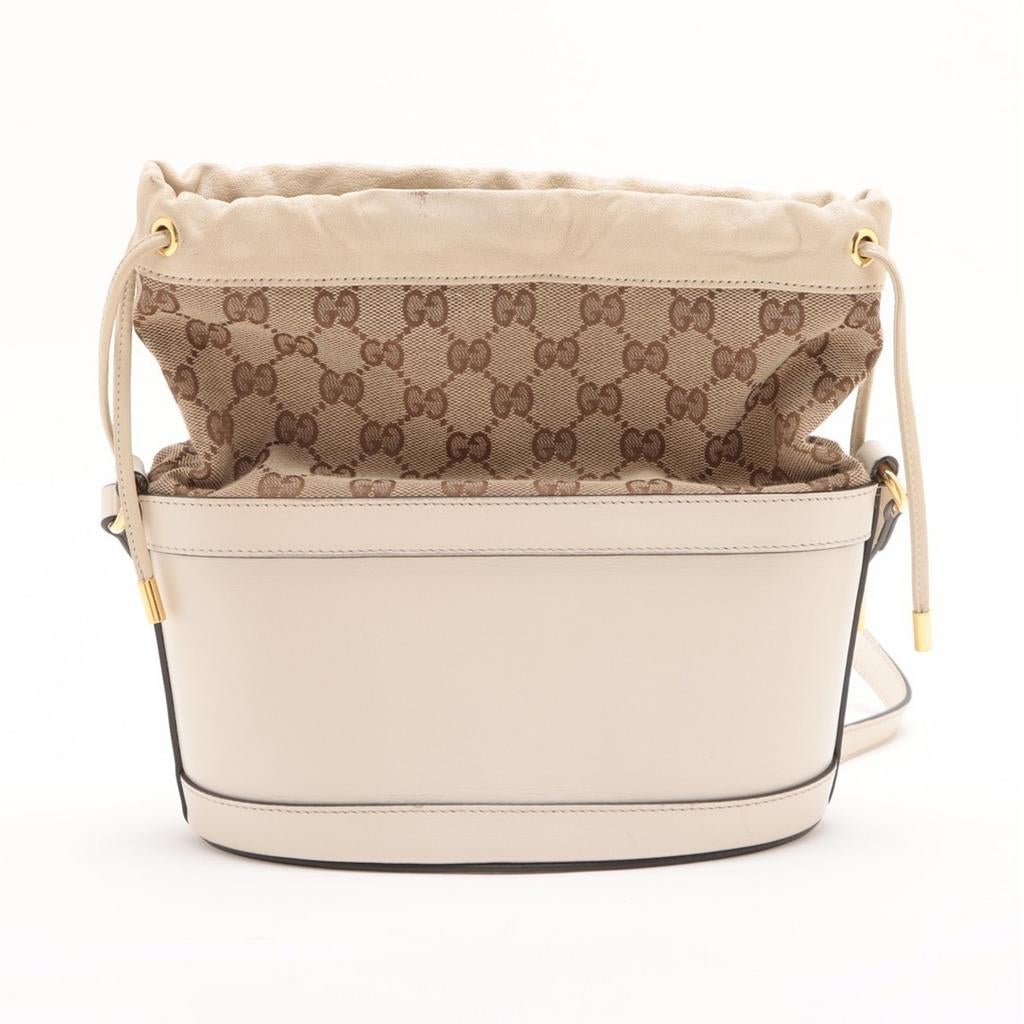 Sac Gucci Horsebit 1955, Envoi, Utilisé, Blanc, Sac à bandoulière