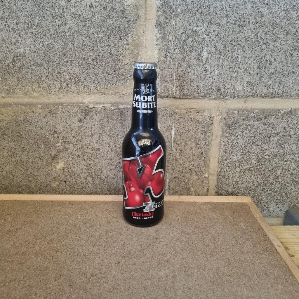 Bouteille de bière Mort Subite Xtreme kriek, Enlèvement ou Envoi, Utilisé, Bouteille(s), Autres marques