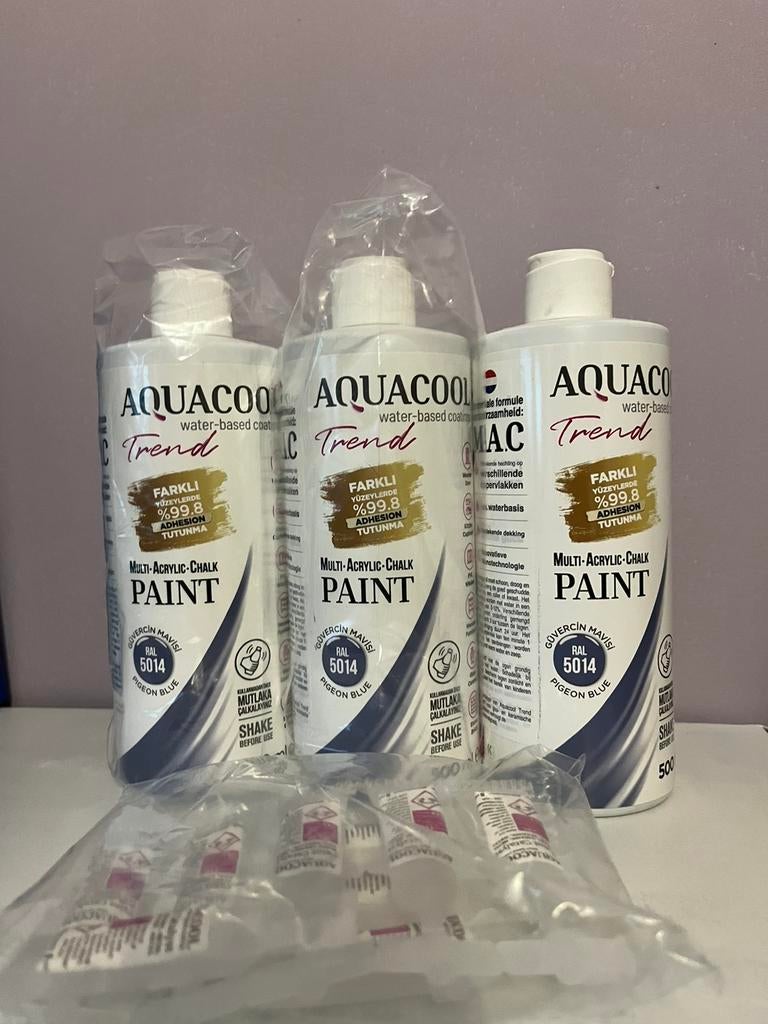 Aquacool verf duifblauw, Enlèvement, Neuf