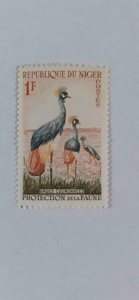 1 postzegel republica du Niger, Ophalen of Verzenden