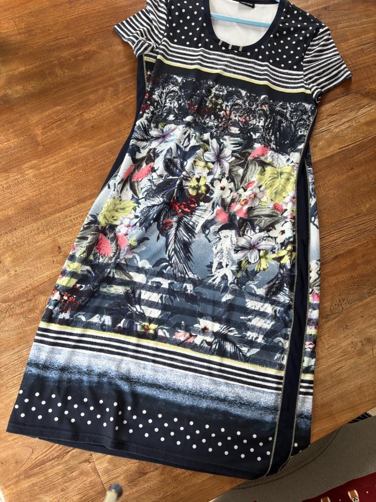 Jurk Gerry Weber maat M, Kleding | Dames, Maat 38/40 (M), Blauw, Ophalen of Verzenden, Zo goed als nieuw