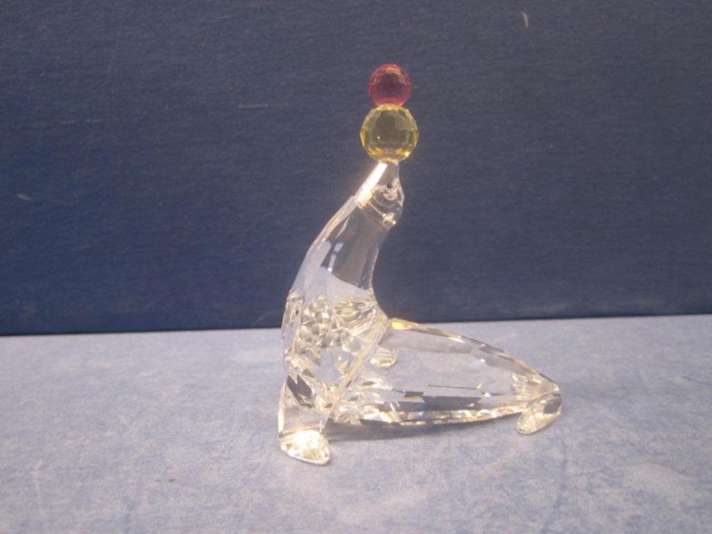 Swarovski Zeehond spelend, Enlèvement ou Envoi, Neuf, Figurine