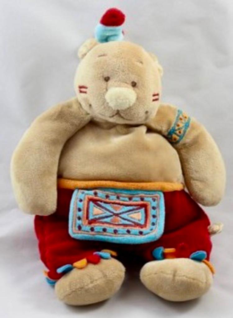 Zachte knuffel Noukies Tonton beer Indiana 25 cm. Nieuw!, Enlèvement ou Envoi, Neuf, Ours